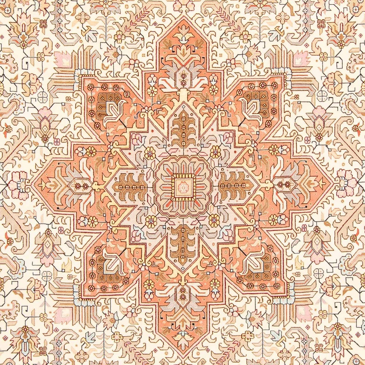 Persisk tæppe - Tabriz - Royal - 305 x 202 cm - beige