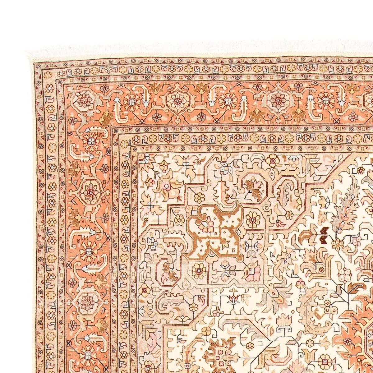 Persisk tæppe - Tabriz - Royal - 305 x 202 cm - beige