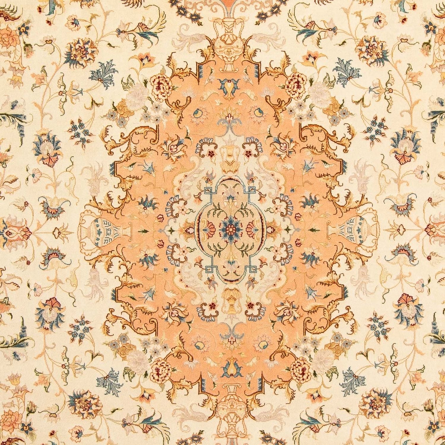 Persisk tæppe - Tabriz - Royal - 300 x 202 cm - beige