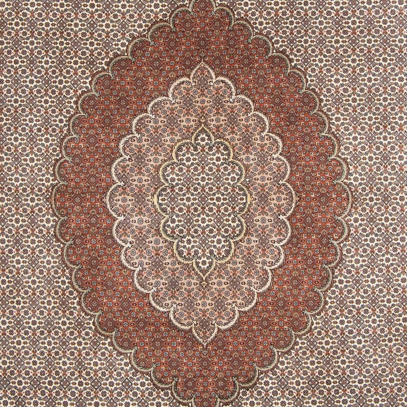 Persisk tæppe - Tabriz - 300 x 200 cm - lys brun