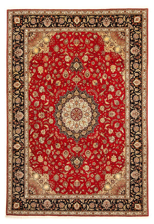 Persisk tæppe - Tabriz - Royal - 350 x 253 cm - rød
