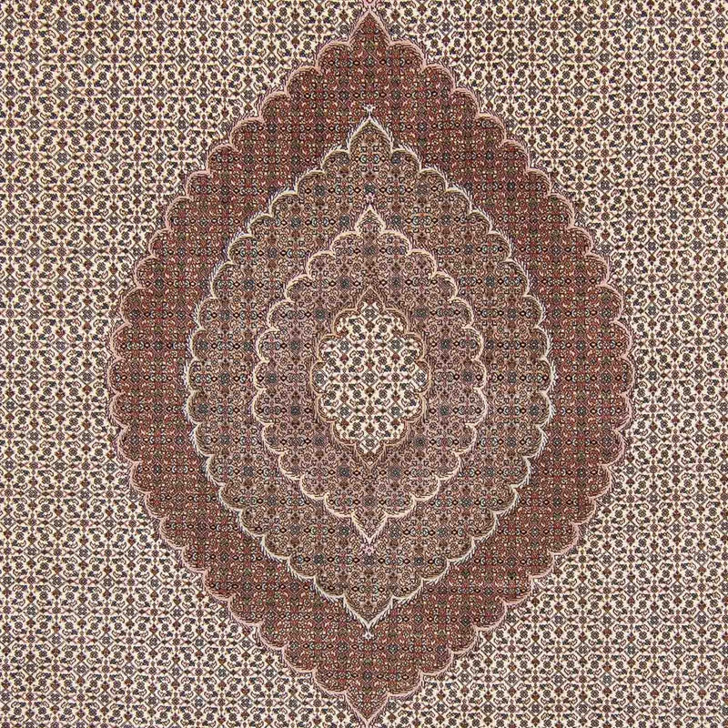 Persisk tæppe - Tabriz - 348 x 255 cm - brun