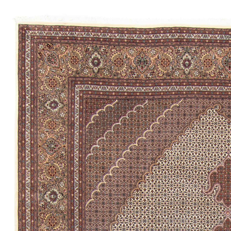 Persisk tæppe - Tabriz - 348 x 255 cm - brun