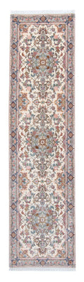 Løber Persisk tæppe - Tabriz - Royal - 356 x 90 cm - beige
