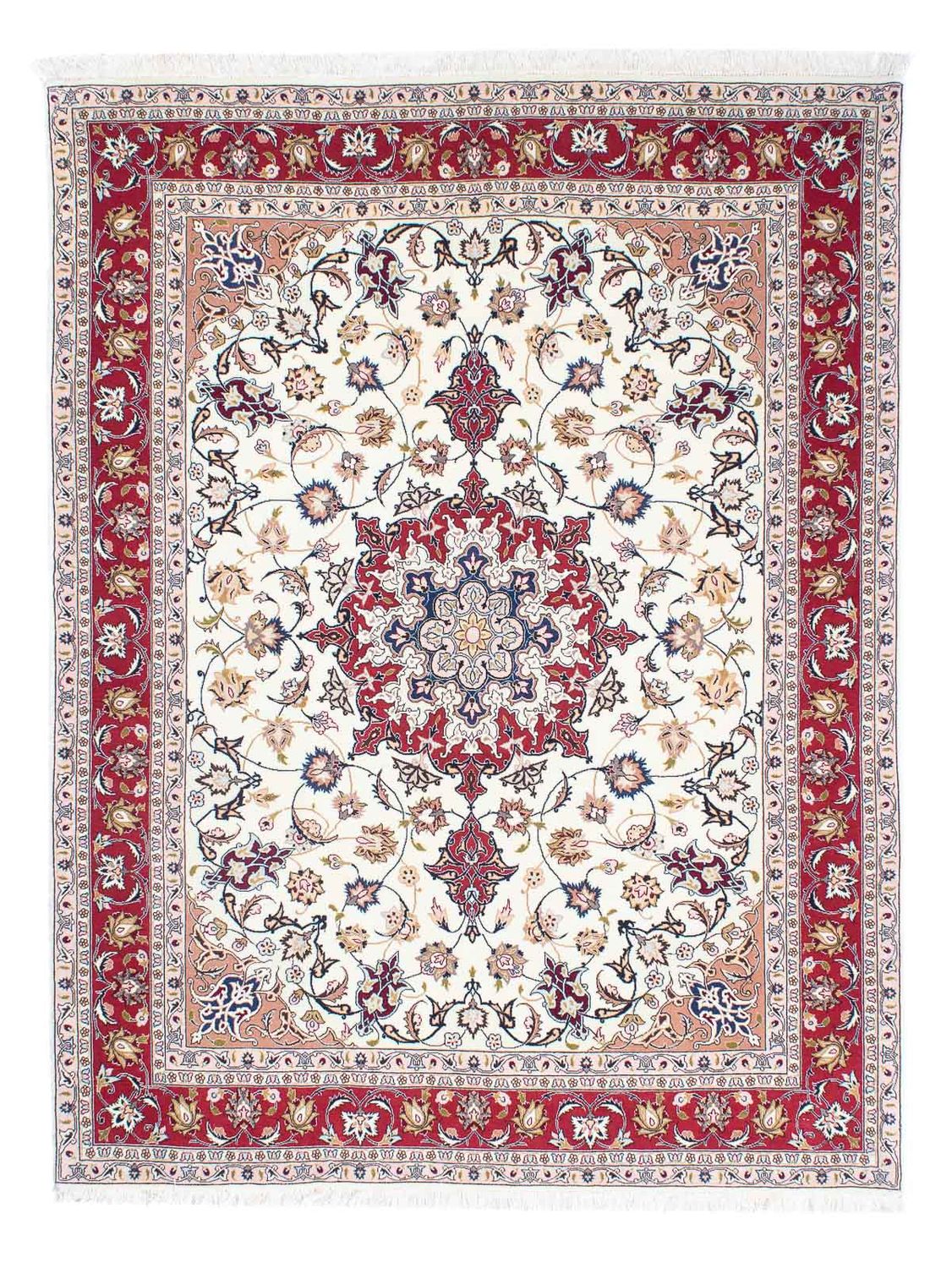 Persisk tæppe - Tabriz - Royal - 197 x 151 cm - beige