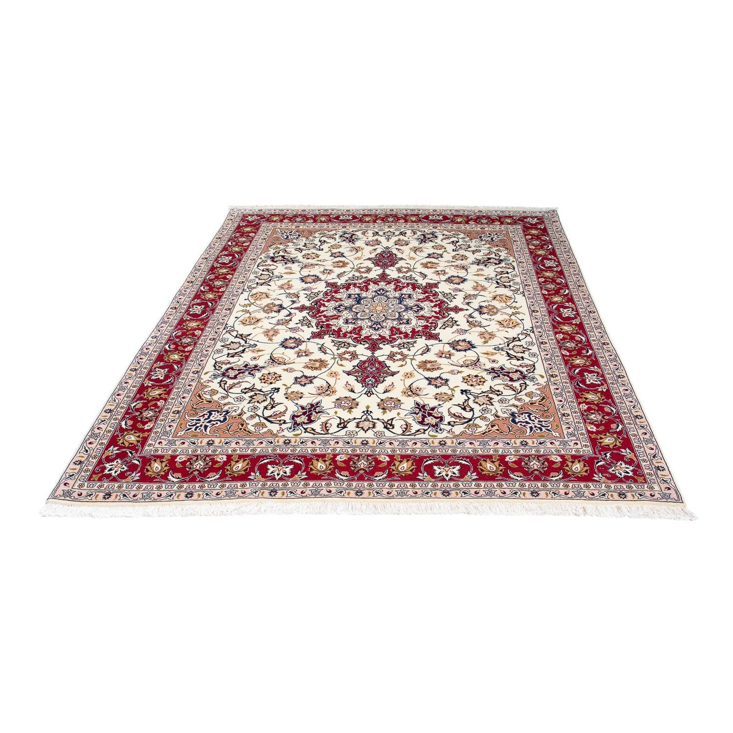 Persisk tæppe - Tabriz - Royal - 197 x 151 cm - beige