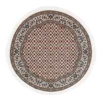Persisk tæppe - Tabriz - Royal rundt  - 151 x 151 cm - beige