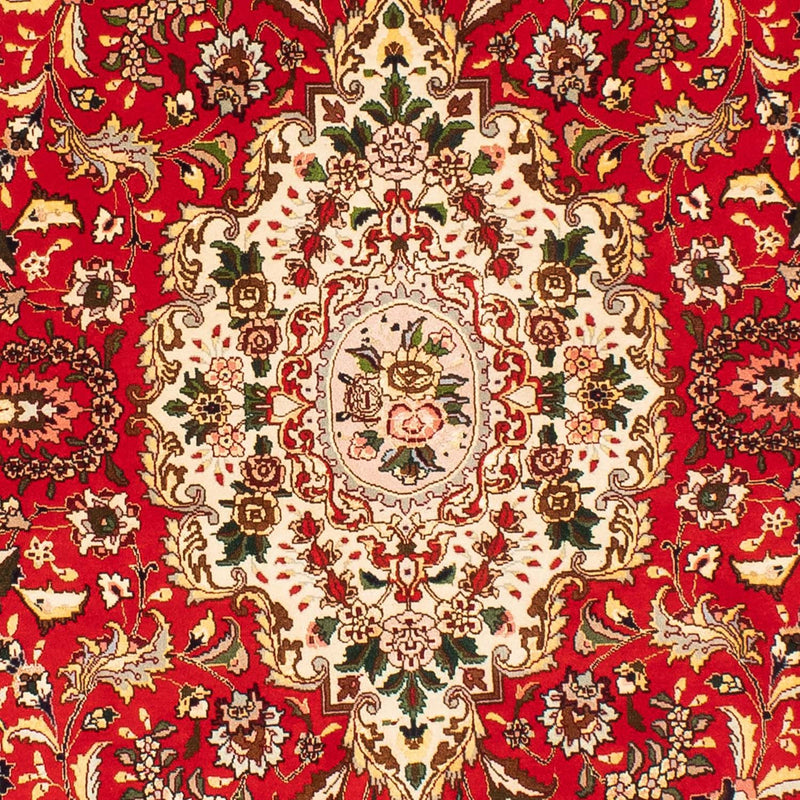 Persisk tæppe - Tabriz - Royal oval  - 200 x 130 cm - rød