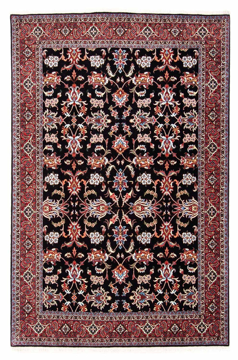 Persisk tæppe - Bijar - 244 x 168 cm - mørkeblå