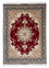 Persisk tæppe - Tabriz - Royal - 204 x 153 cm - mørkerød