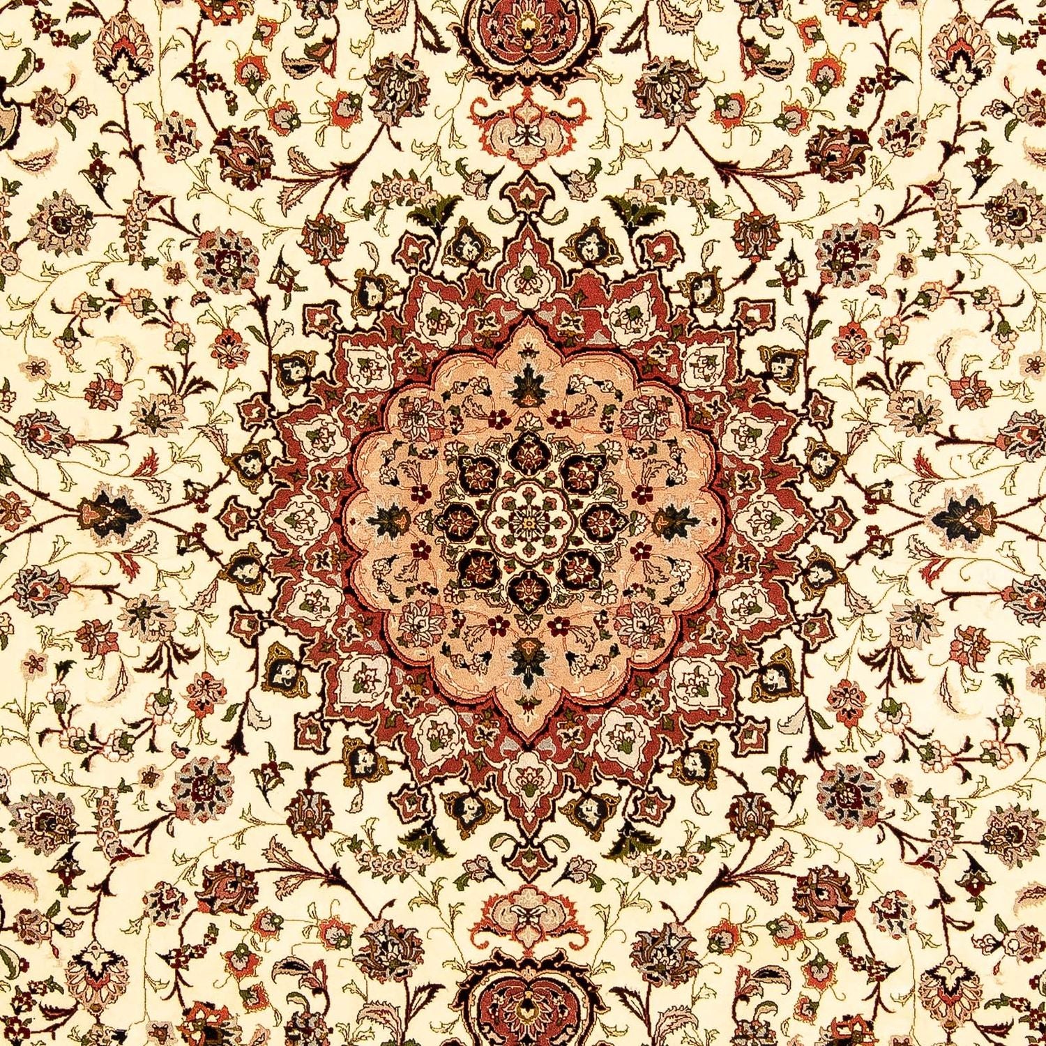 Persisk tæppe - Tabriz - Royal - 359 x 248 cm - beige