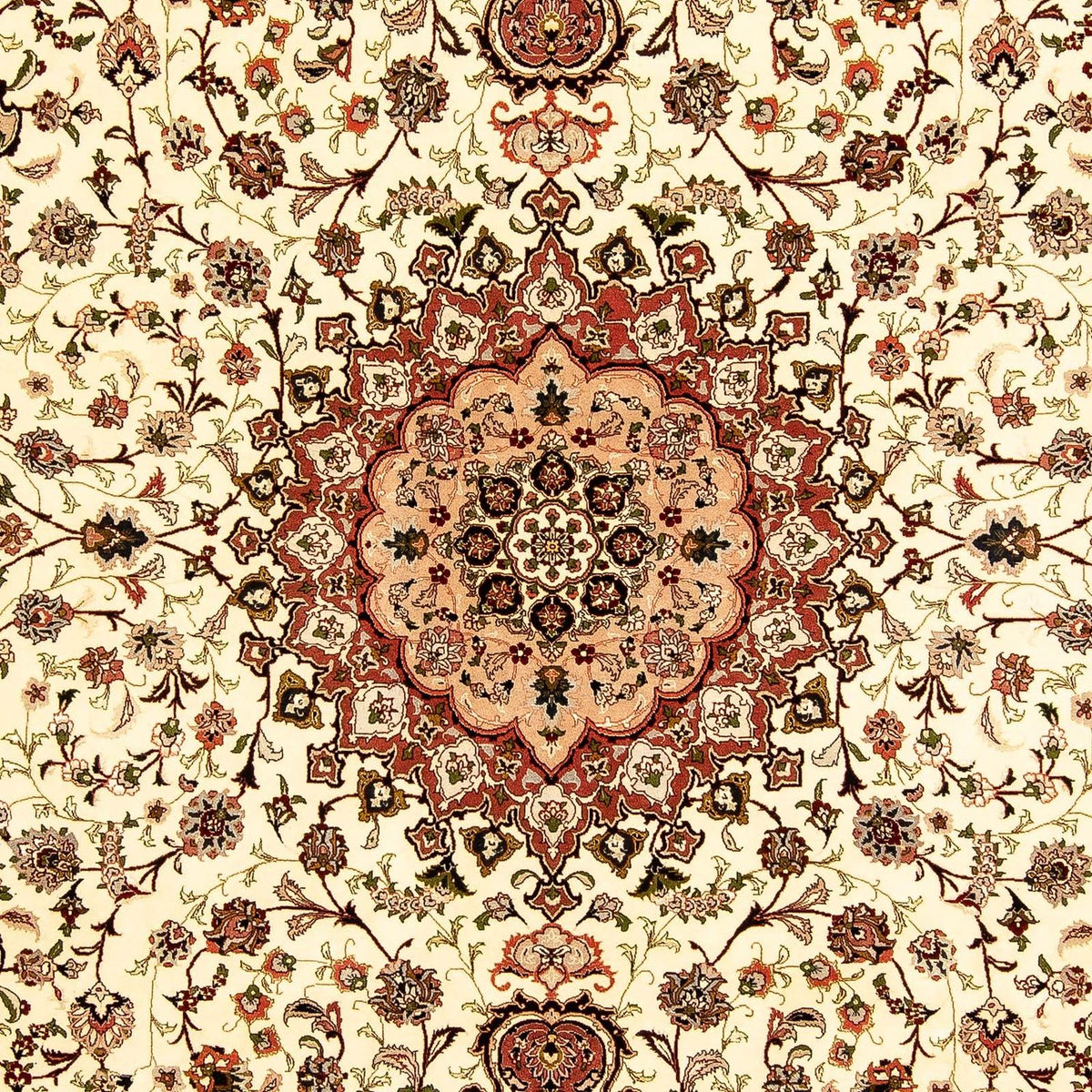 Persisk tæppe - Tabriz - Royal - 359 x 248 cm - beige