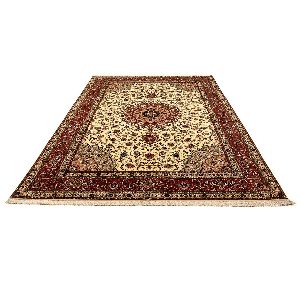 Persisk tæppe - Tabriz - Royal - 359 x 248 cm - beige