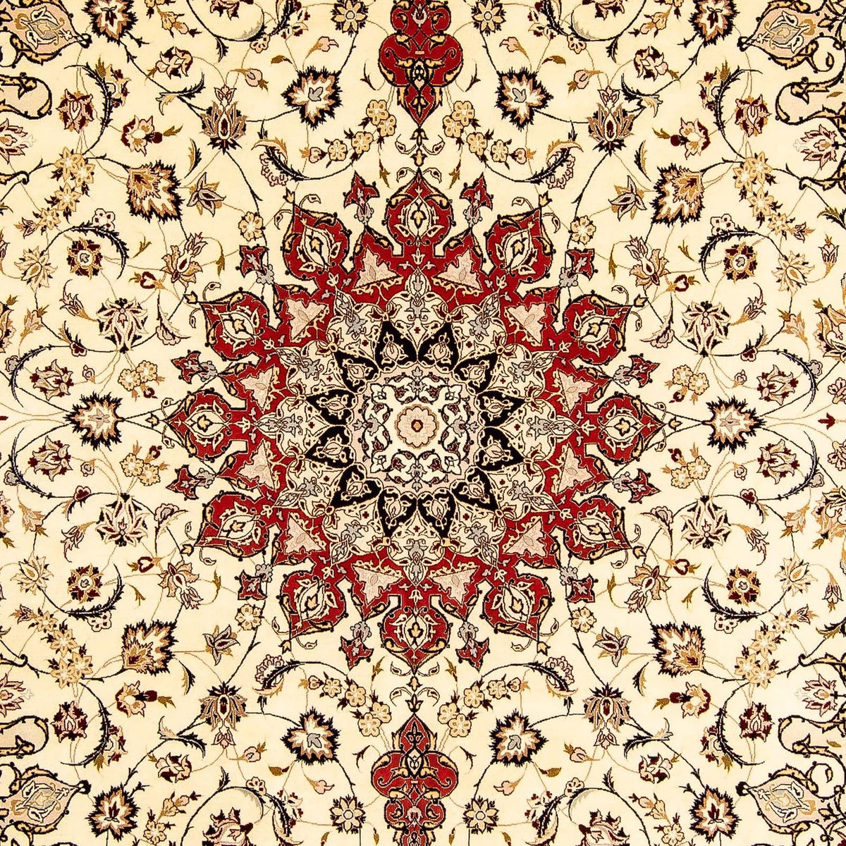 Persisk tæppe - Tabriz - Royal - 348 x 254 cm - beige