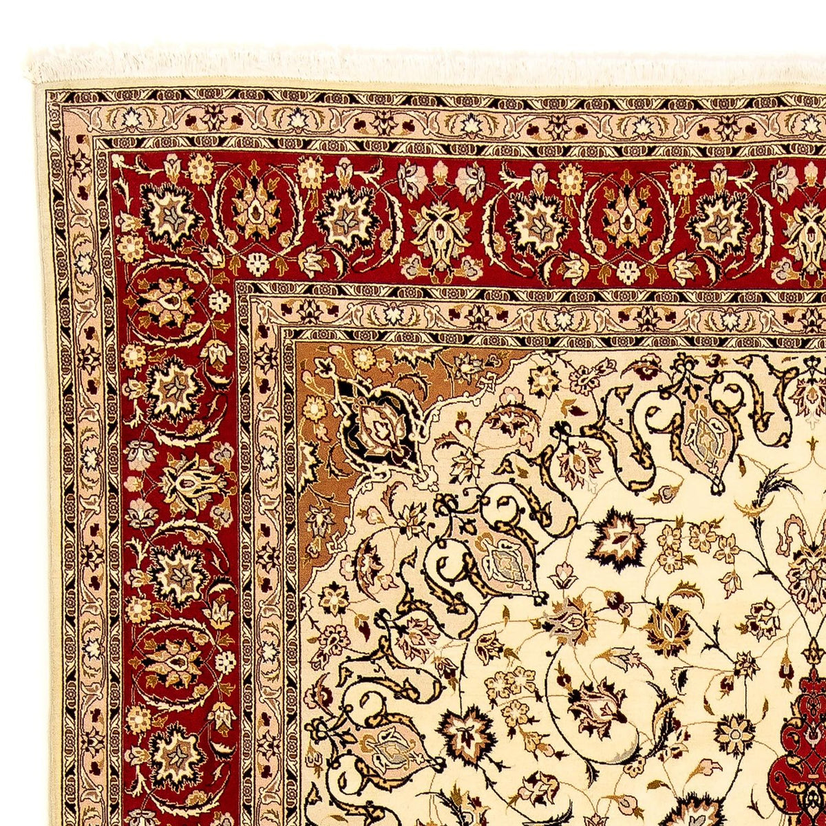 Persisk tæppe - Tabriz - Royal - 348 x 254 cm - beige