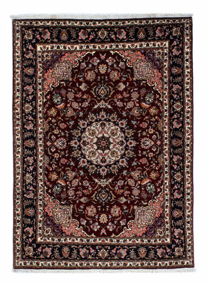 Persisk tæppe - Tabriz - Royal - 214 x 153 cm - mørkerød