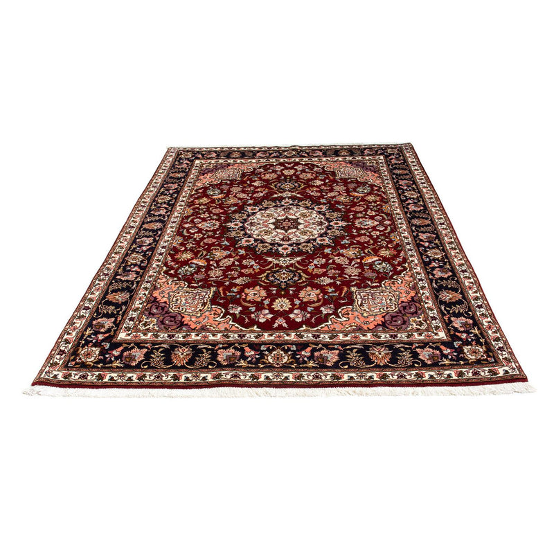 Persisk tæppe - Tabriz - Royal - 214 x 153 cm - mørkerød