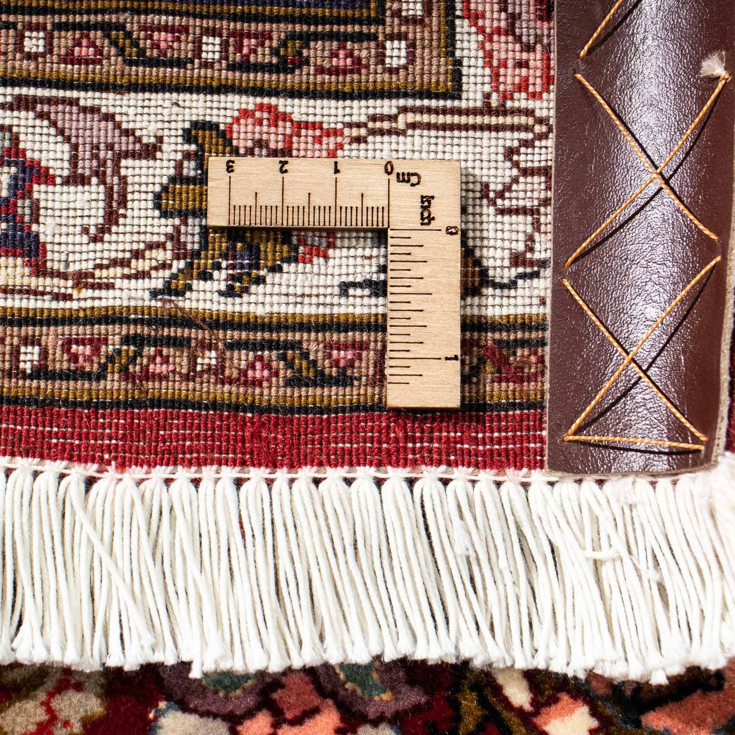Persisk tæppe - Tabriz - Royal - 214 x 153 cm - mørkerød