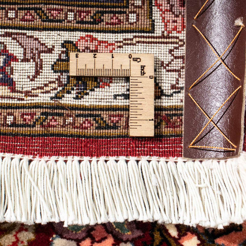 Persisk tæppe - Tabriz - Royal - 214 x 153 cm - mørkerød