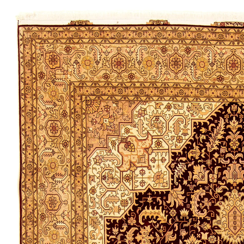 Persisk tæppe - Tabriz - Royal - 346 x 245 cm - lys brun