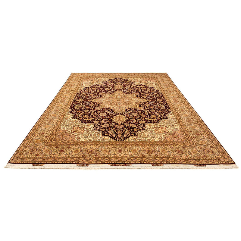 Persisk tæppe - Tabriz - Royal - 346 x 245 cm - lys brun