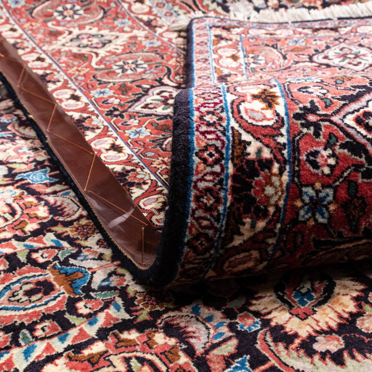 Persisk tæppe - Bijar - Royal - 348 x 258 cm - mørkeblå