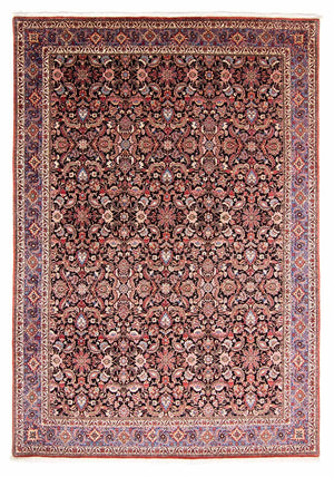 Persisk tæppe - Bijar - 351 x 256 cm - lysrød