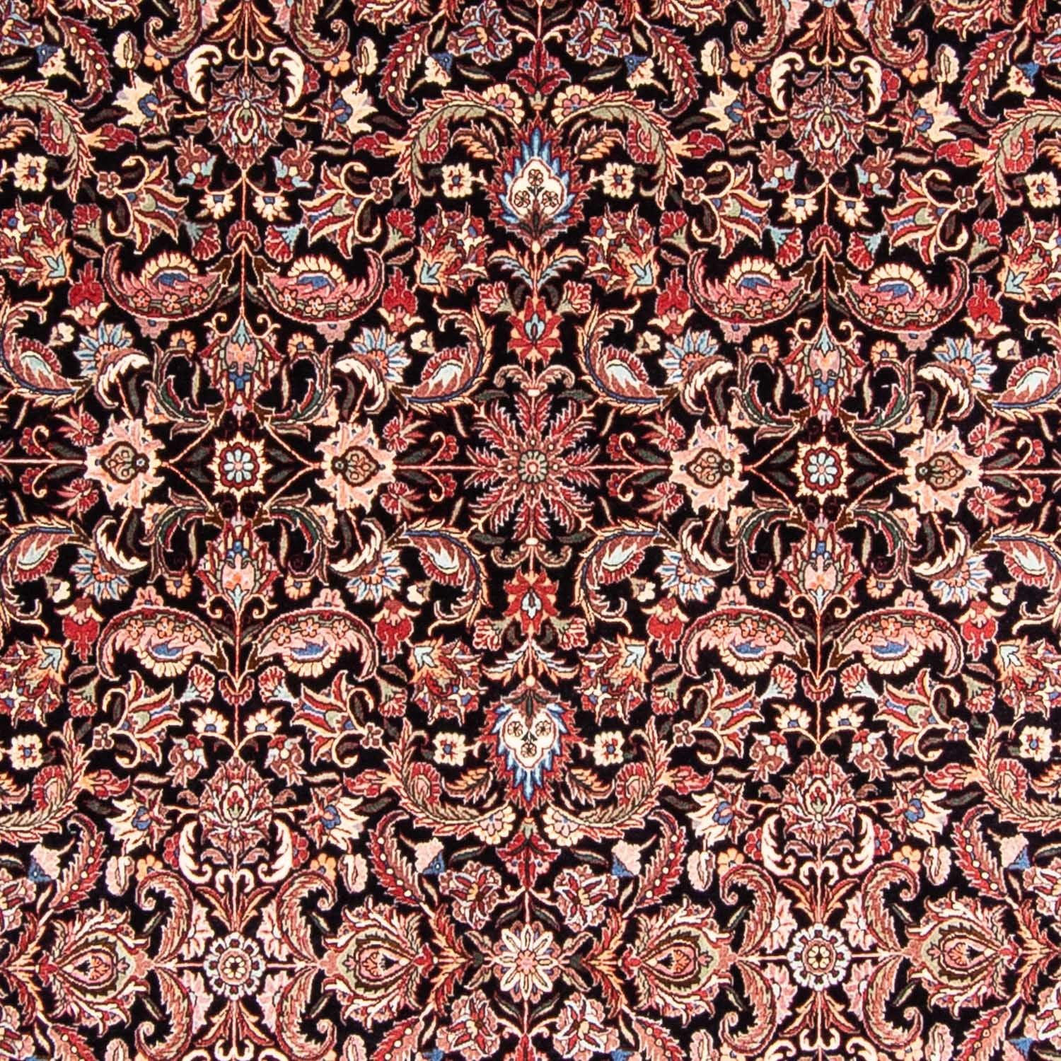 Persisk tæppe - Bijar - 351 x 256 cm - lysrød