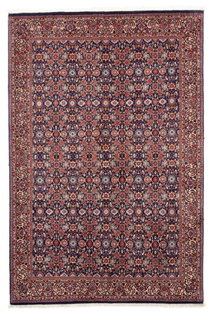 Persisk tæppe - Bijar - 247 x 163 cm - mørkeblå