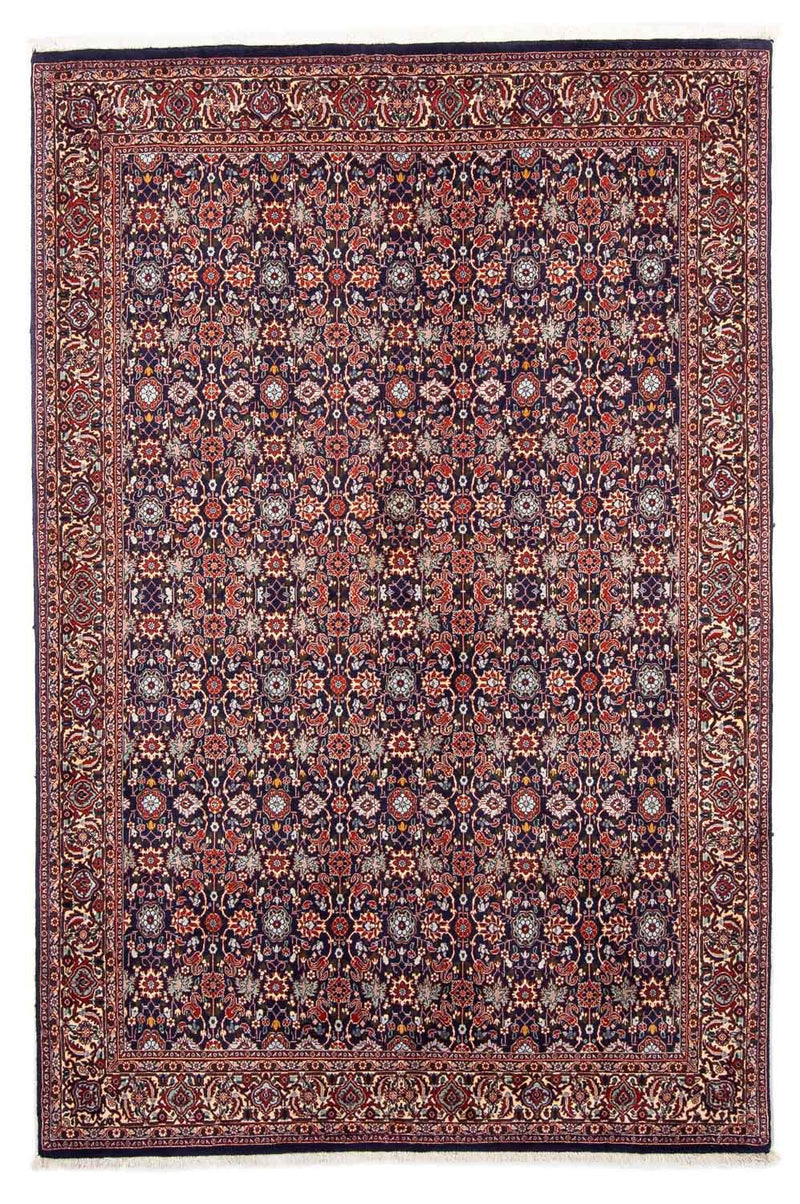 Persisk tæppe - Bijar - 247 x 163 cm - mørkeblå