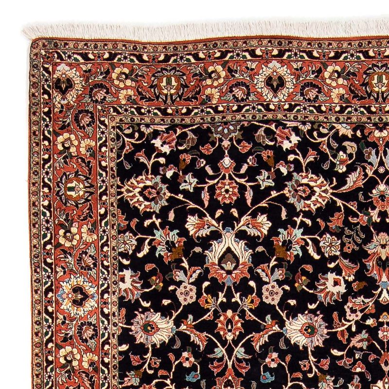 Persisk tæppe - Bijar - 225 x 166 cm - mørkeblå