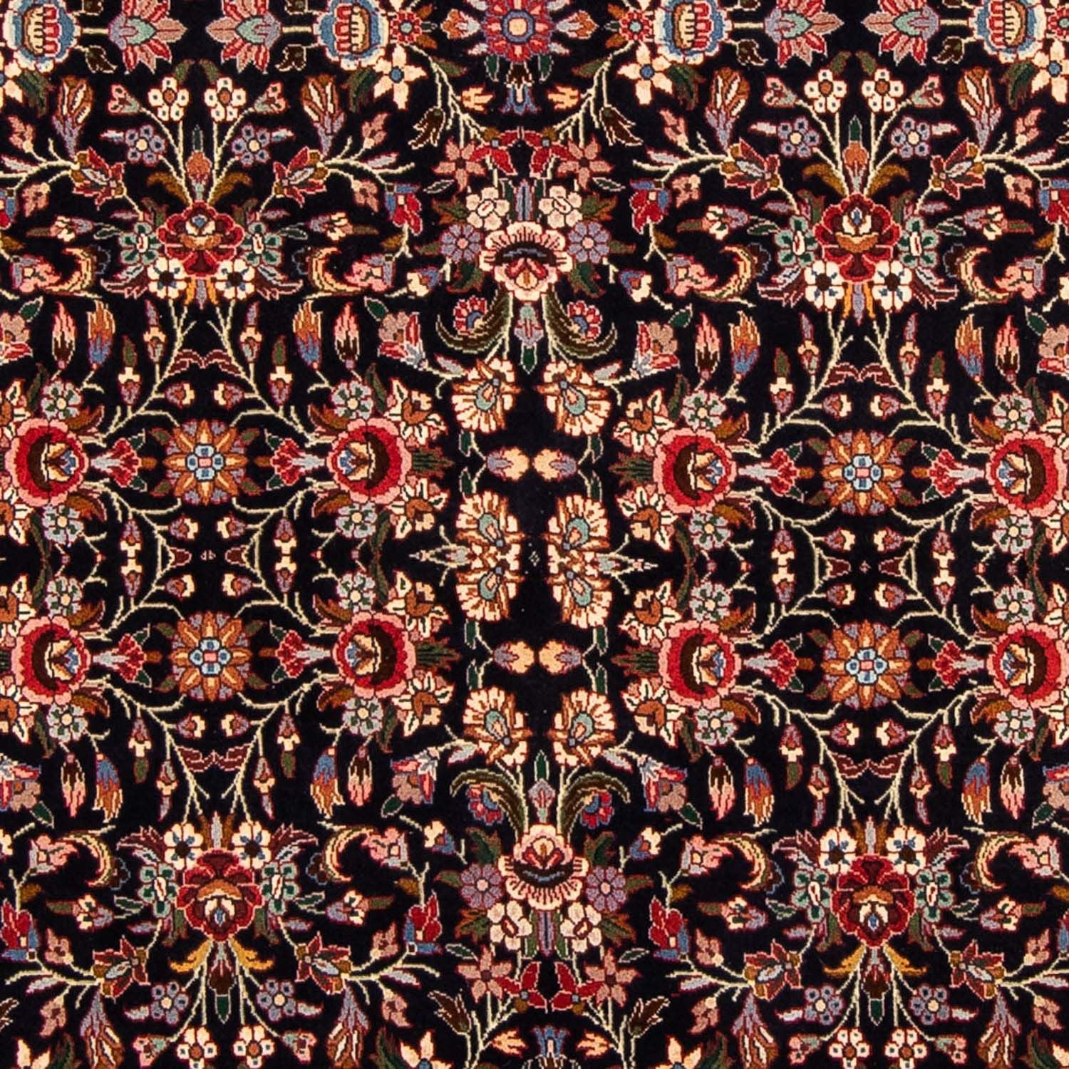 Persisk tæppe - Bijar - 266 x 150 cm - mørkeblå