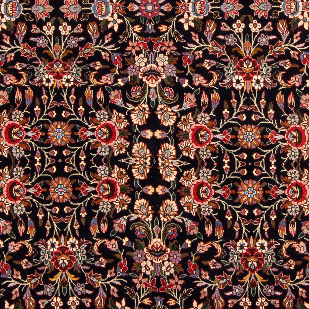 Persisk tæppe - Bijar - 266 x 150 cm - mørkeblå