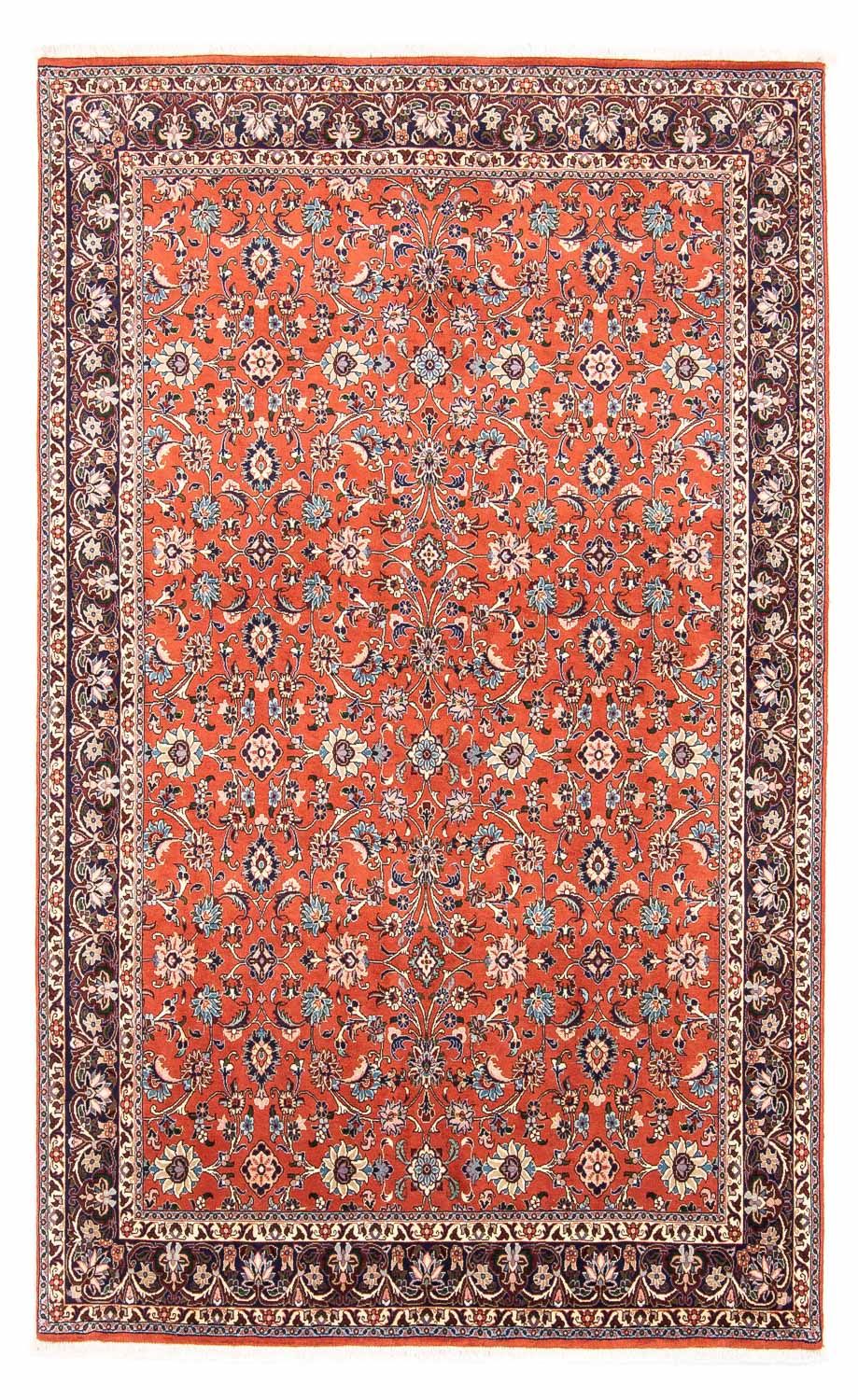 Persisk tæppe - Bijar - 238 x 151 cm - lysrød
