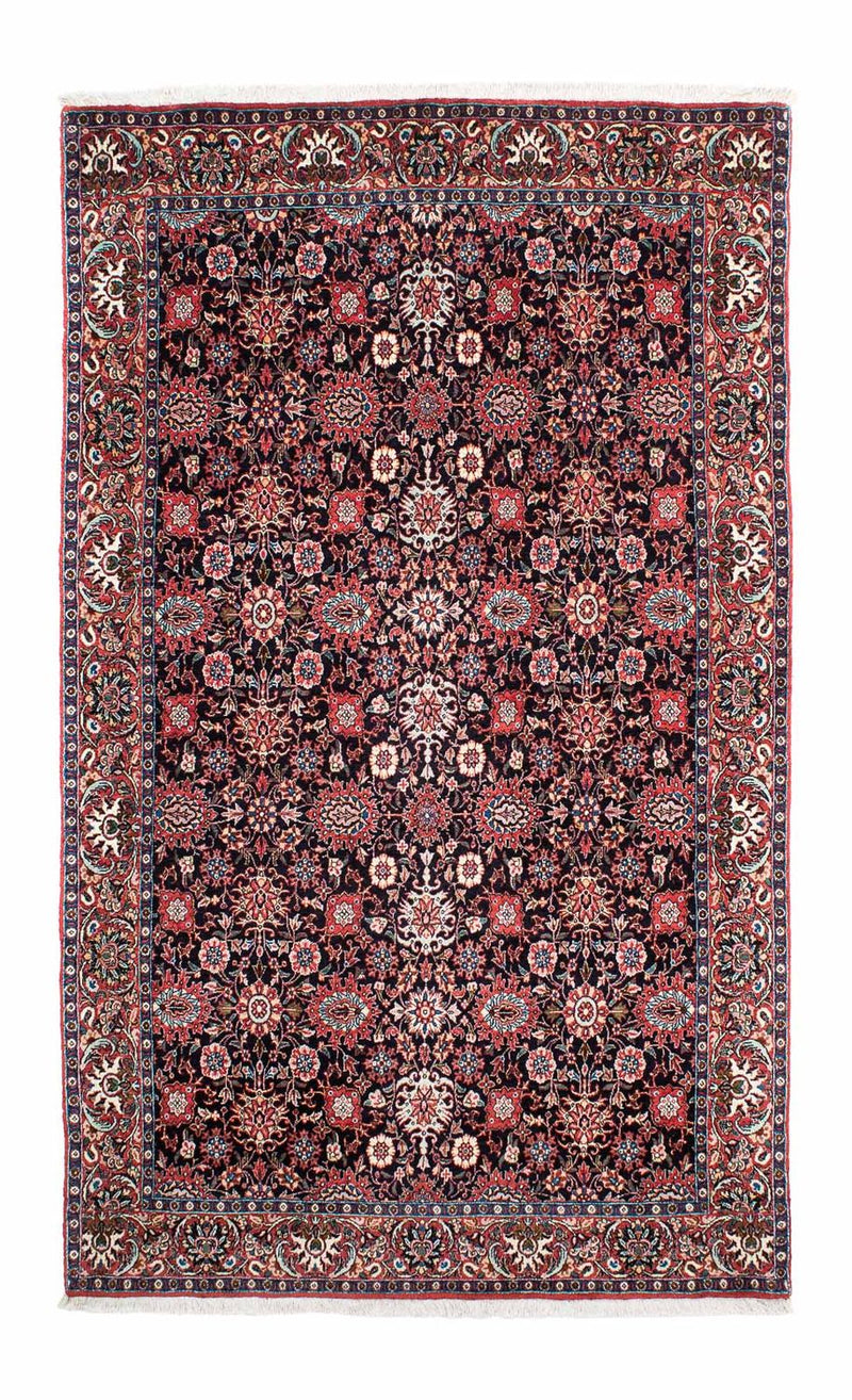 Persisk tæppe - Bijar - 219 x 130 cm - mørkeblå