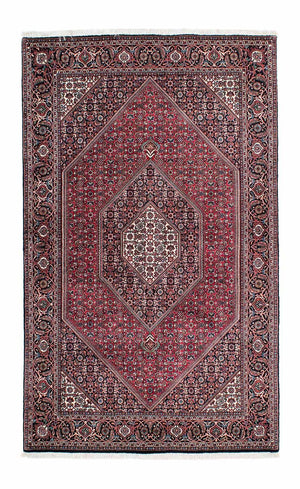 Persisk tæppe - Bijar - 209 x 128 cm - rød