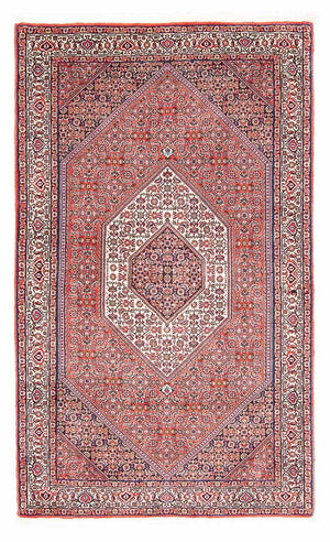 Persisk tæppe - Bijar - 175 x 110 cm - lysrød