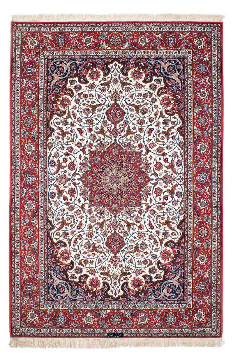 Persisk tæppe - Isfahan - Premium - 235 x 158 cm - beige