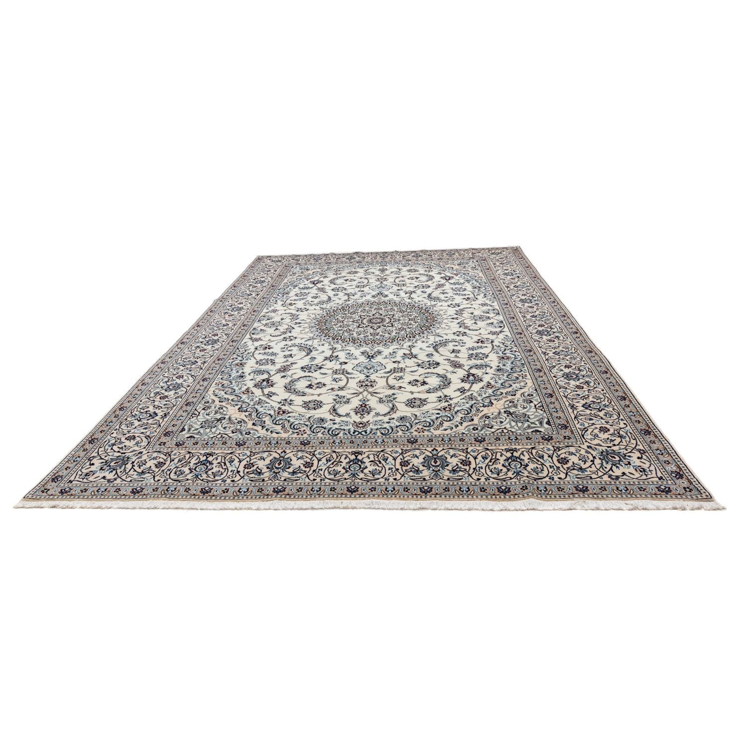 Persisk tæppe - Nain - Royal - 372 x 248 cm - beige
