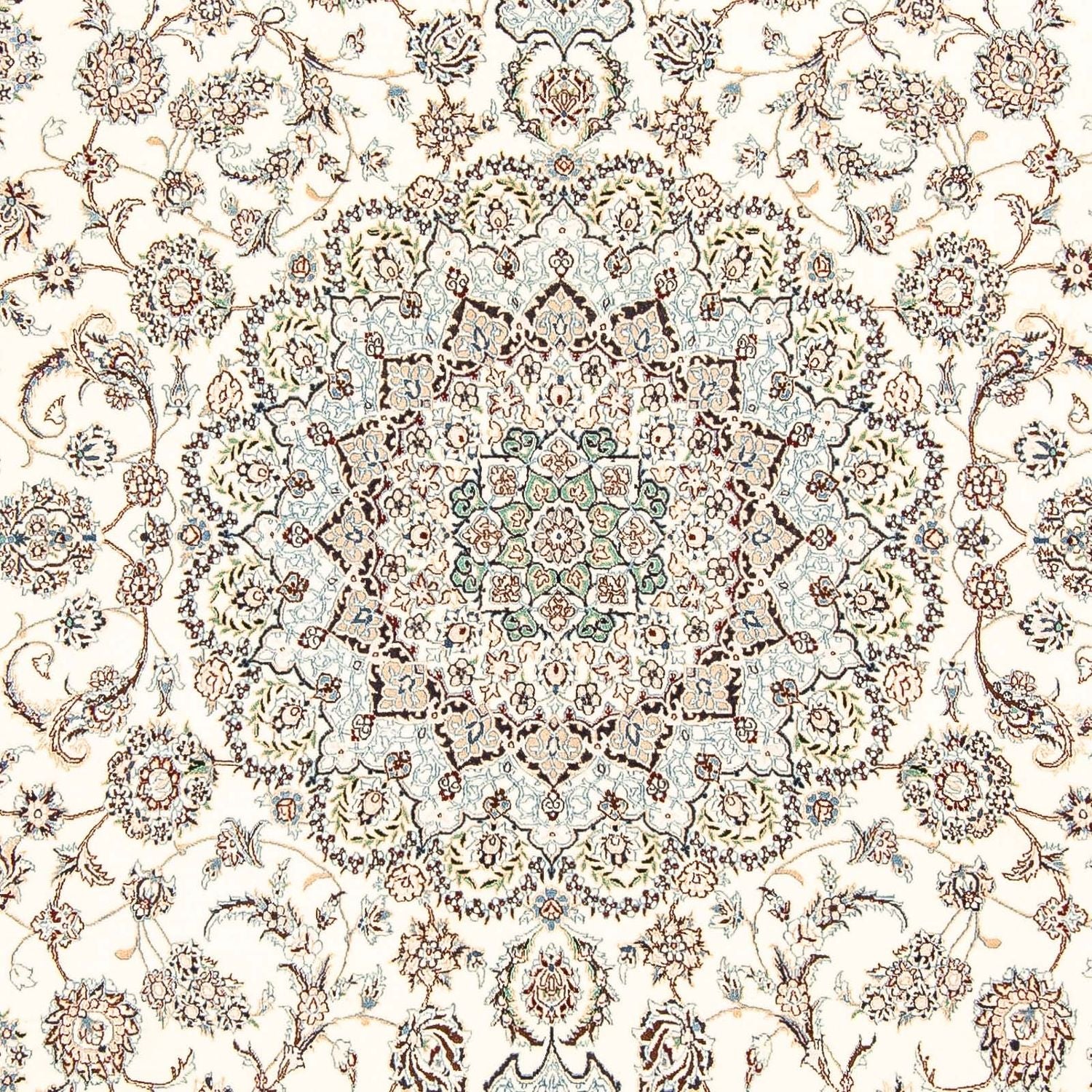 Persisk tæppe - Nain - Premium - 284 x 194 cm - beige