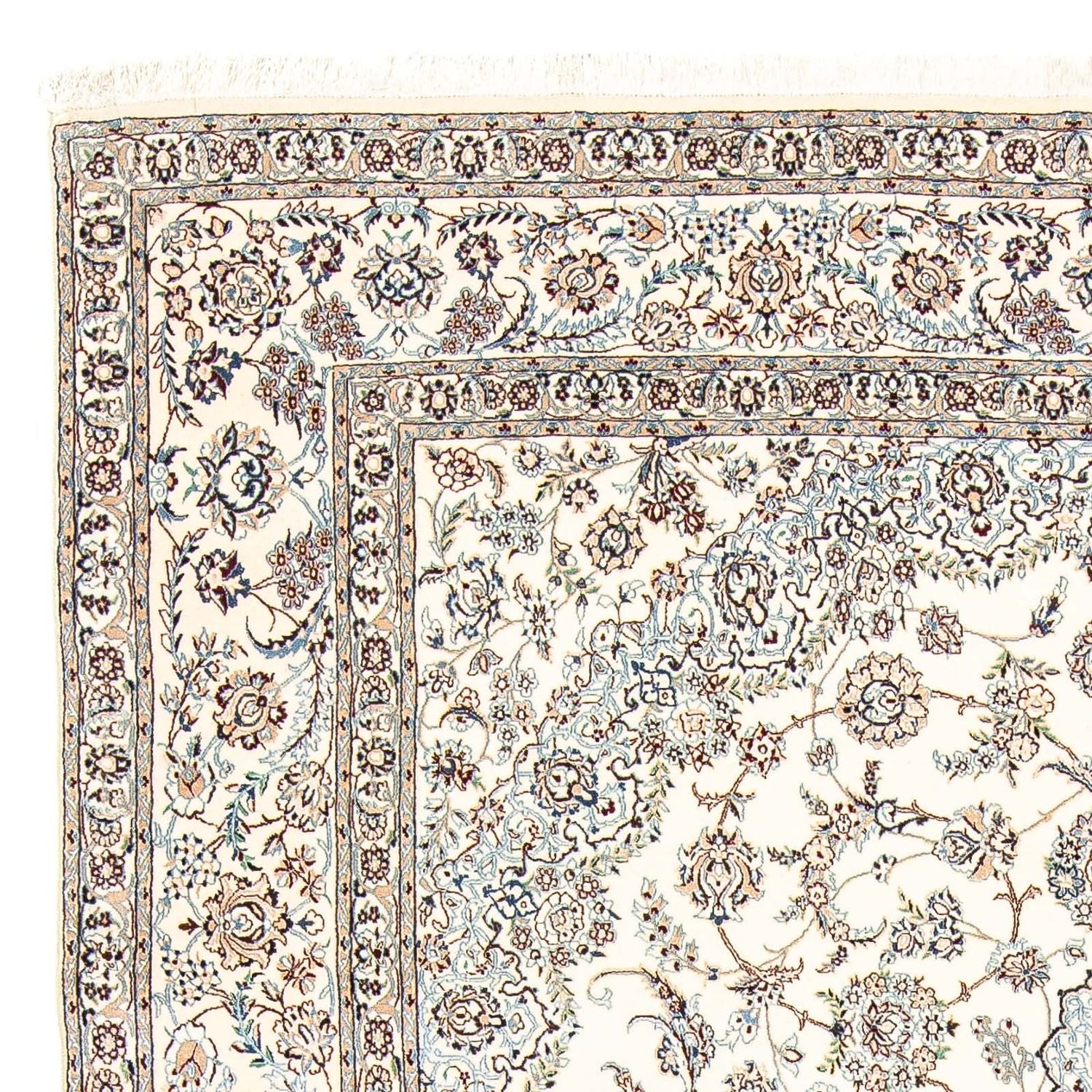 Persisk tæppe - Nain - Premium - 284 x 194 cm - beige