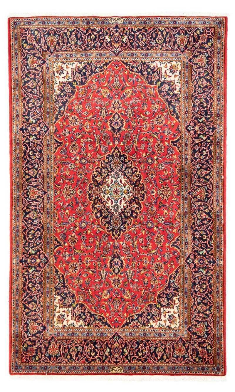 Persisk tæppe - Keshan - 224 x 140 cm - rød