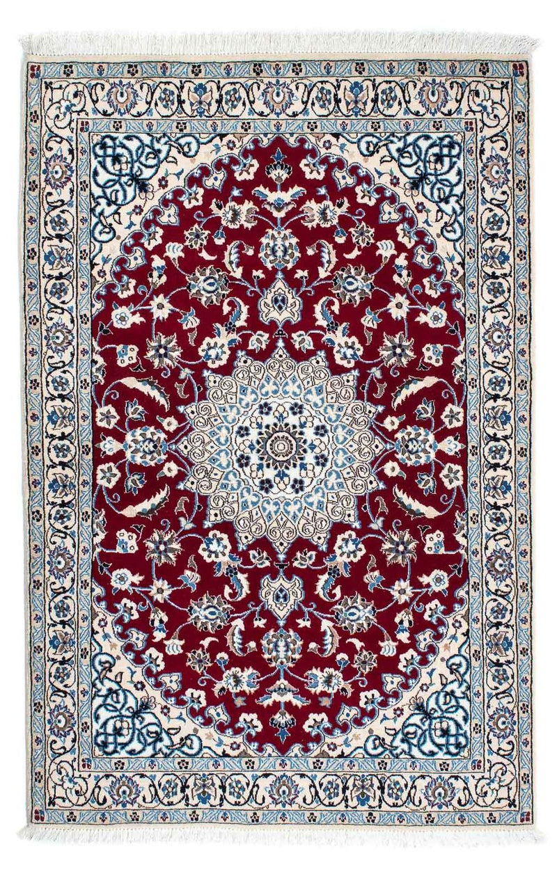 Persisk tæppe - Nain - Royal - 175 x 112 cm - mørkerød