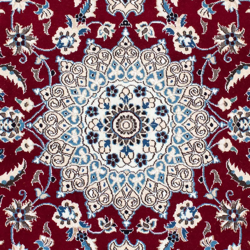Persisk tæppe - Nain - Royal - 175 x 112 cm - mørkerød