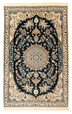 Persisk tæppe - Nain - Royal - 133 x 83 cm - mørkeblå