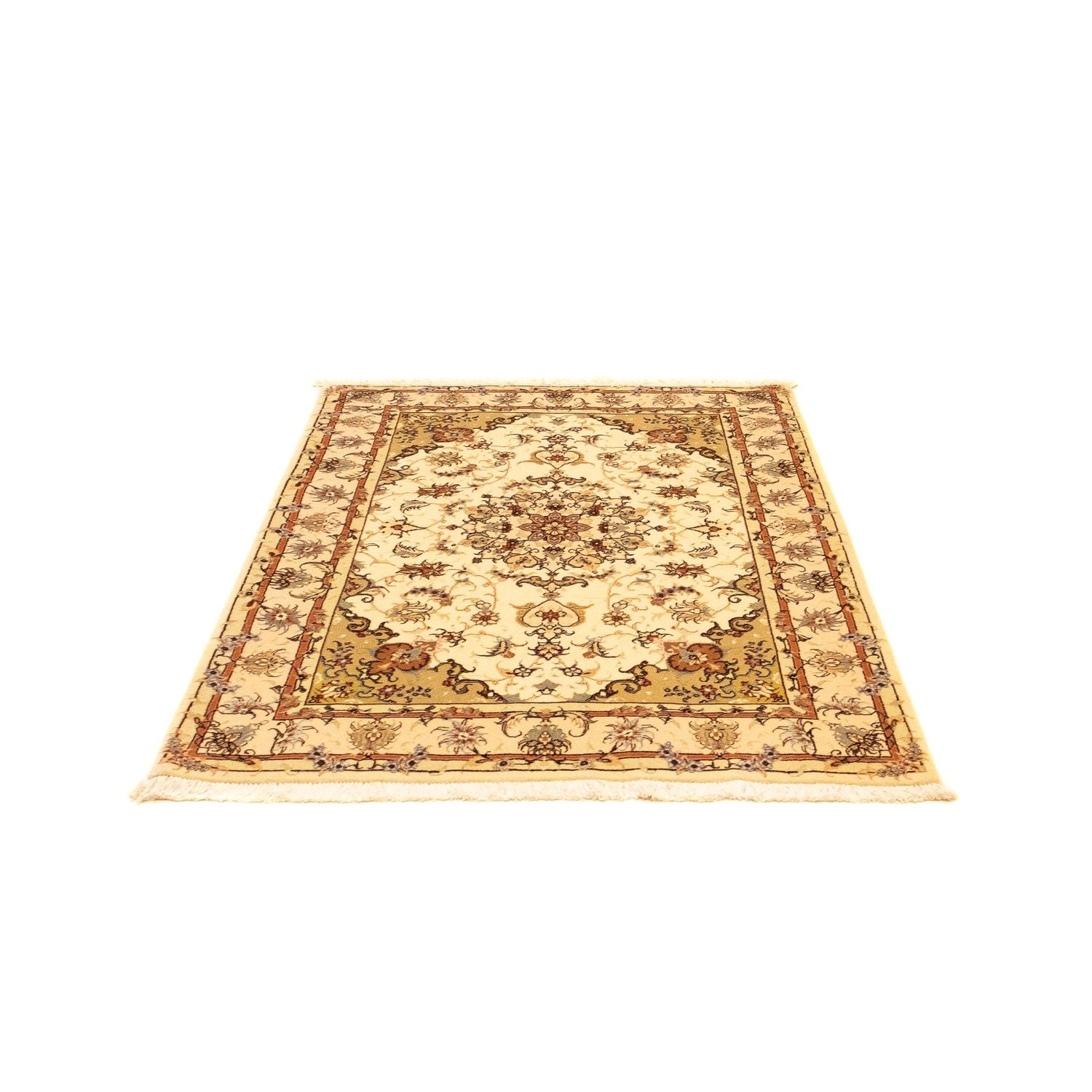 Persisk tæppe - Tabriz - Royal - 141 x 103 cm - beige