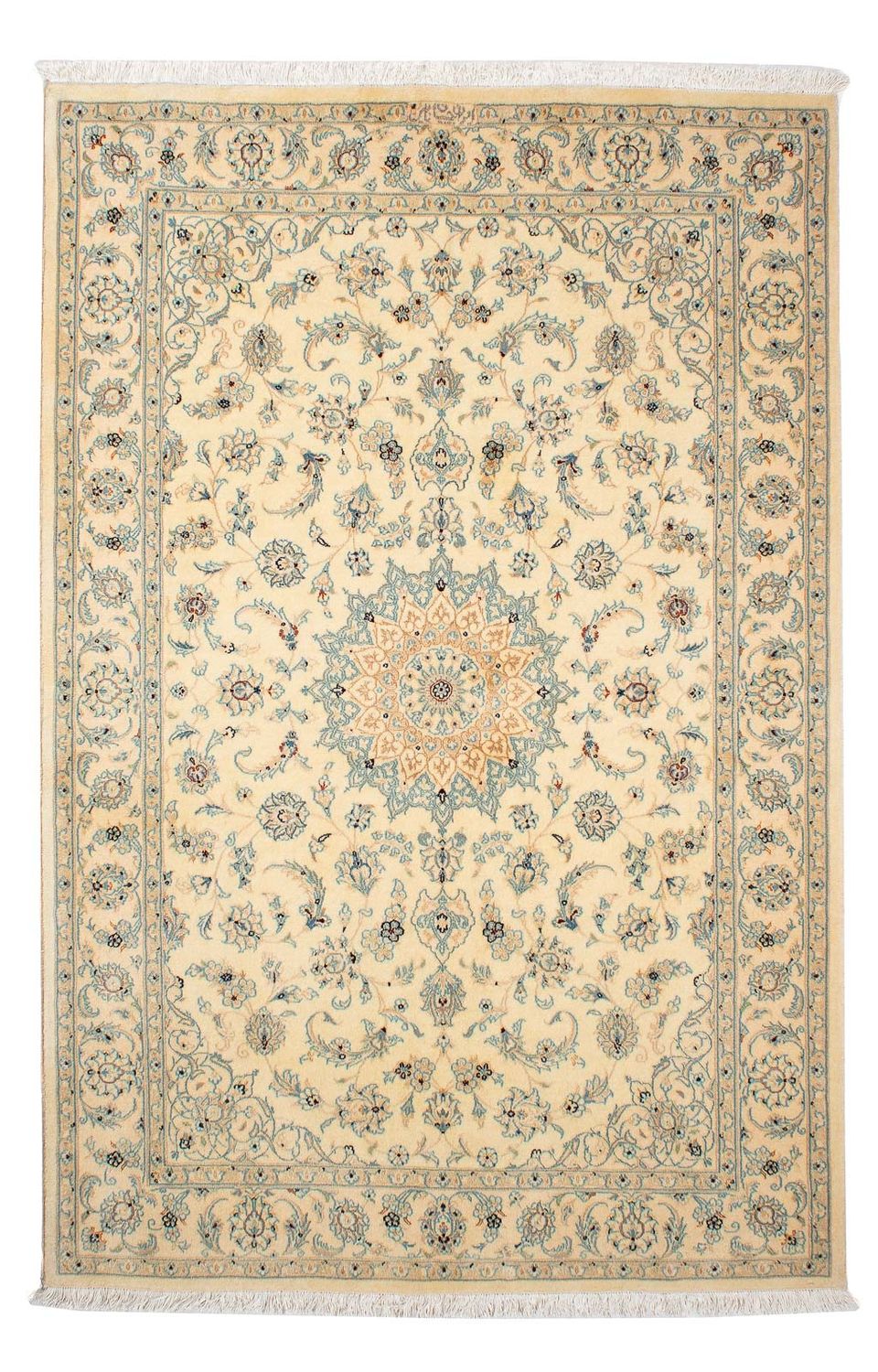 Persisk tæppe - Nain - Royal - 198 x 137 cm - beige