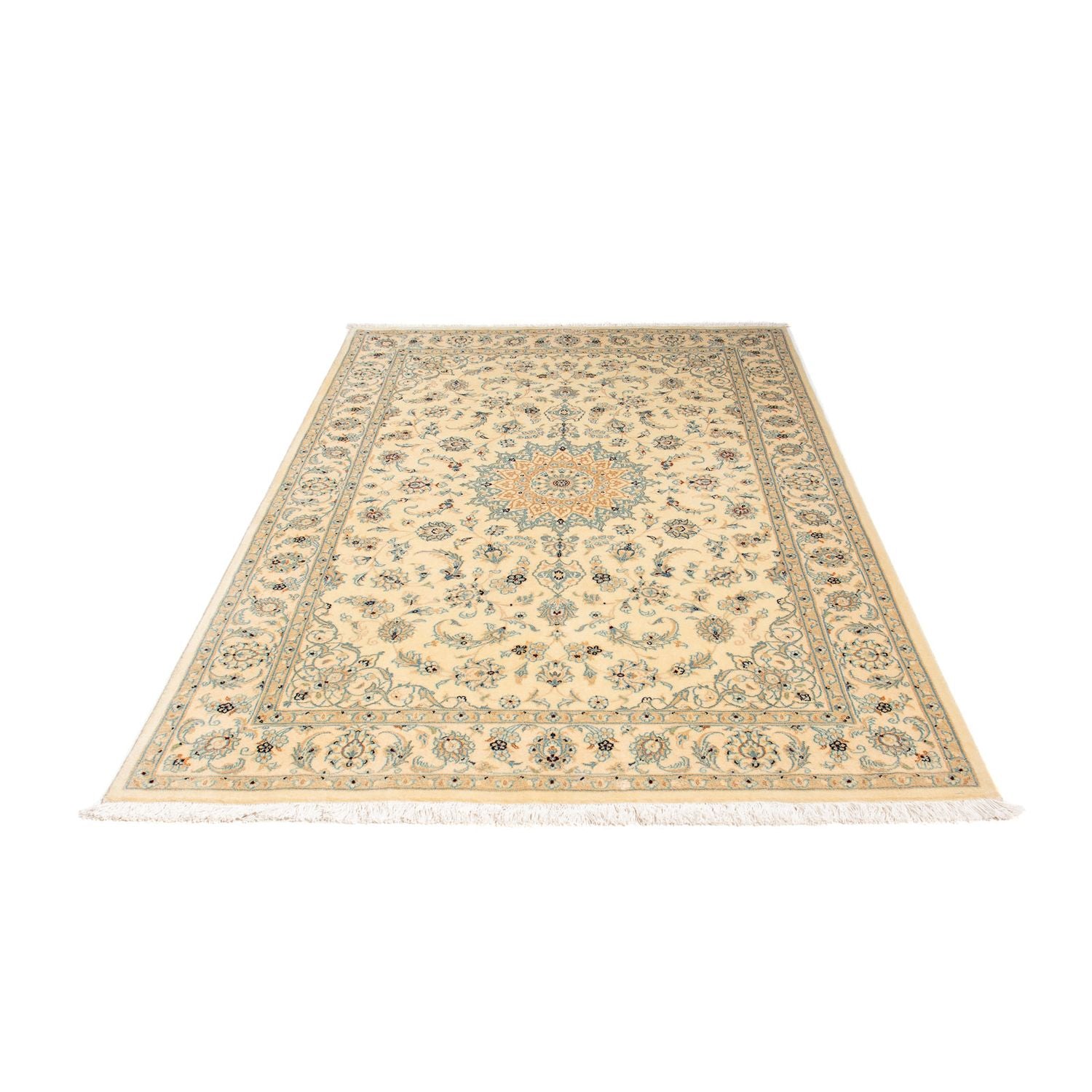 Persisk tæppe - Nain - Royal - 198 x 137 cm - beige