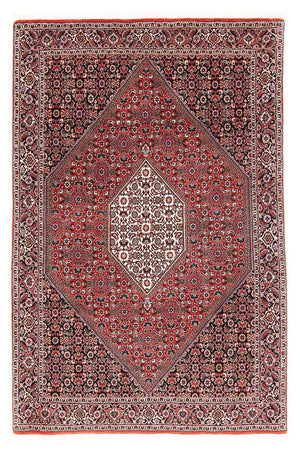 Persisk tæppe - Bijar - 176 x 110 cm - lysrød