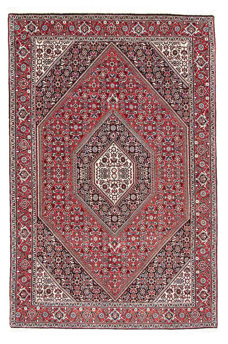 Persisk tæppe - Bijar - 173 x 111 cm - lysrød